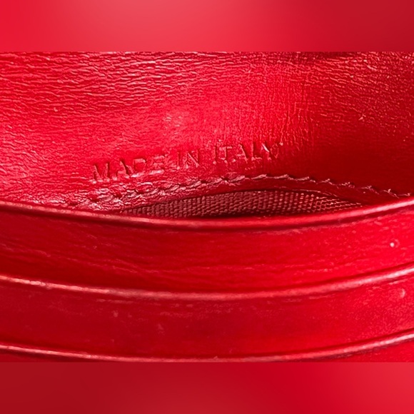 Christian Louboutin Multicolor Studded
Patent Leather Bifold card case holder - Picture 14 of 15